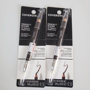 Covergirl perfect blend by perfect point plus eye pencil bundle of 2 NWT